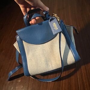 Kate spade Saturday blue and denim mini satchel good condition